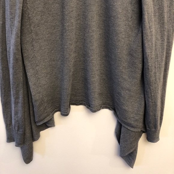 T. Babaton Grey Silk and Cashmere Open Cardigan, Size S - Picture 6 of 13